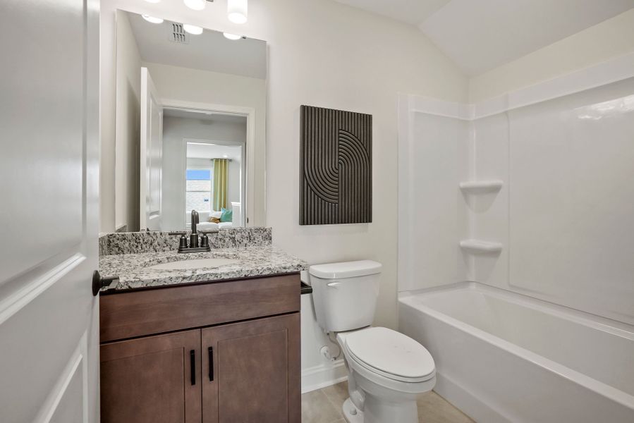 Furnished interior view inside a new home in Carolina Riverside, Belmont (Image 16).