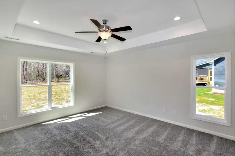 Representative unfurnished interior of a home built from the Furyk by RiverWILD Homes in Riverwood Ranch, Clayton (Image 21).