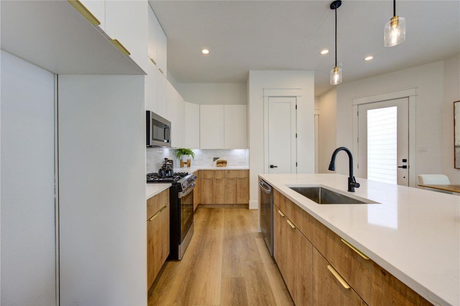 Furnished interior view inside a new home in , Houston (Image 29).