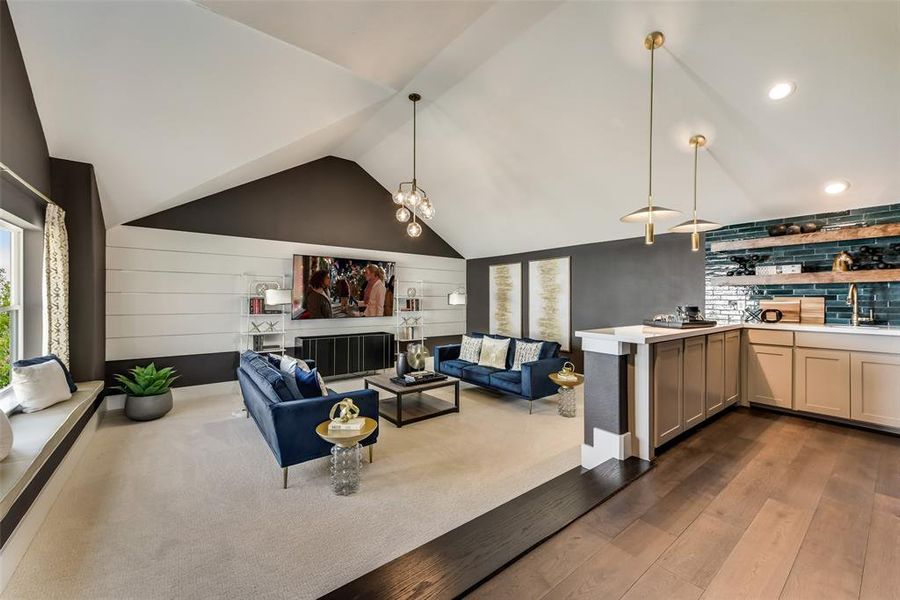 Furnished interior view inside a new home in Buffalo Ridge, Celina (Image 23). Furnished interior view inside a new home in Buffalo Ridge, Celina (Image 23).