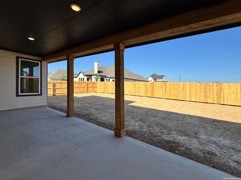 Exterior details and patio area of a home in Megan's Landing, Castroville (Image 3).