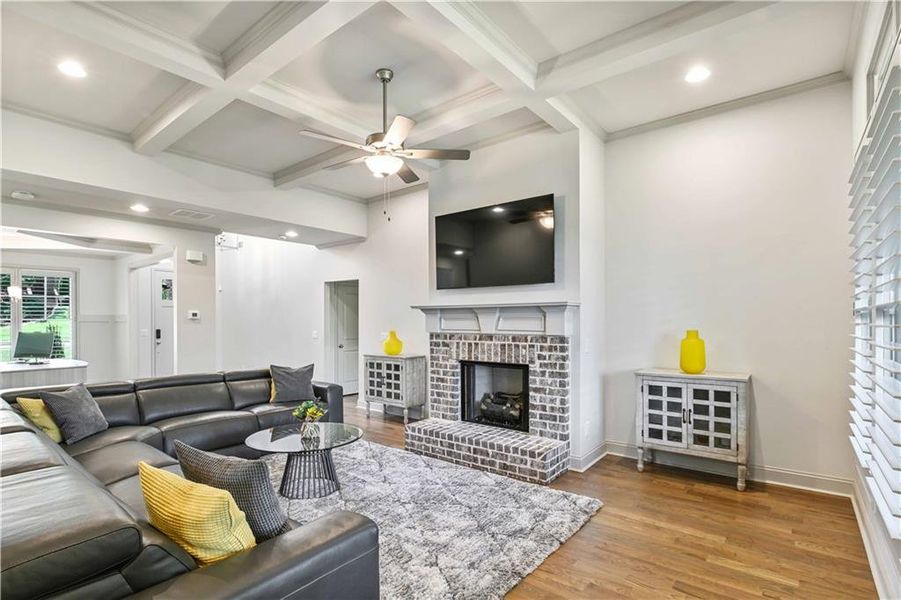 Furnished interior view inside a new home in , Auburn (Image 38).