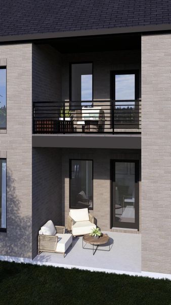 The Holly Outdoor Living Area The Holly Outdoor Living Area