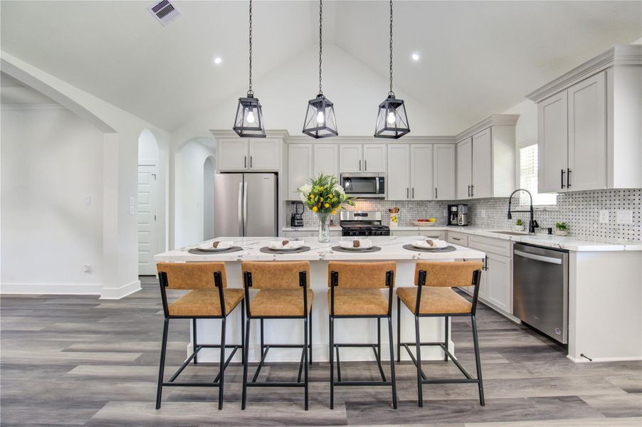 Furnished interior view inside a new home in , Waller (Image 10). Furnished interior view inside a new home in , Waller (Image 10).