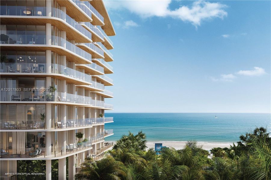 Condo located in Surfside, FL showcasing its design and architecture (Image 3).