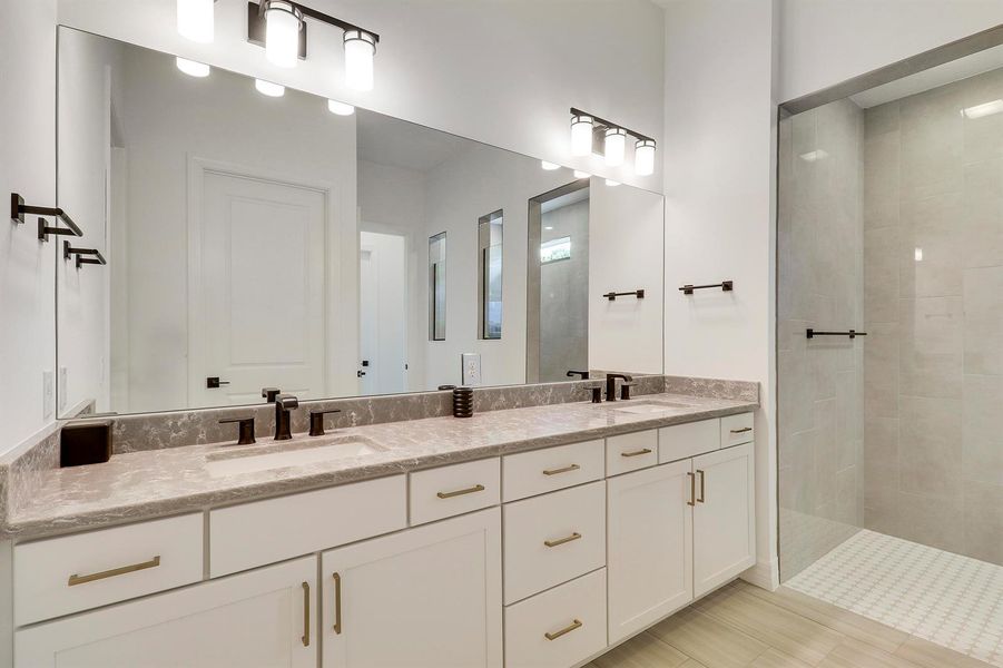 Master Bathroom Dual Vanities