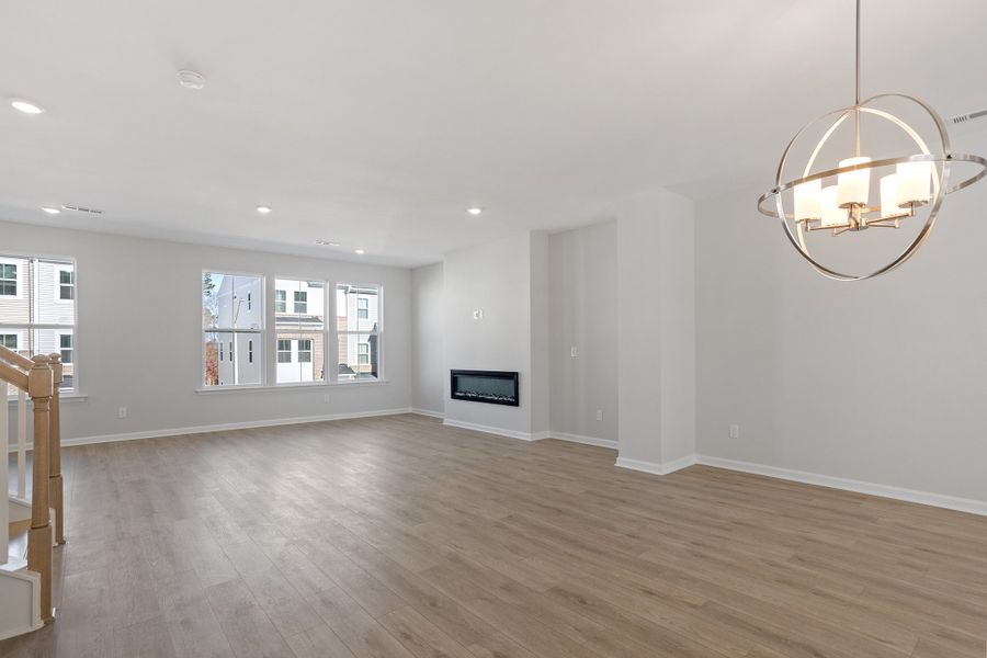 Spacious, unfurnished interior of a new home in Renaissance at White Oak, Garner (Image 18).
