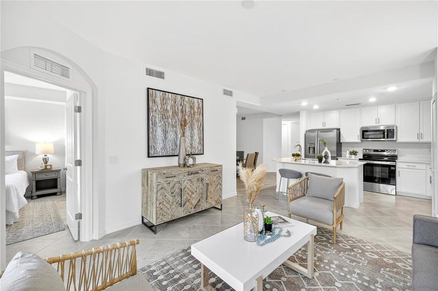 Furnished interior view inside a new home in , Punta Gorda (Image 2).