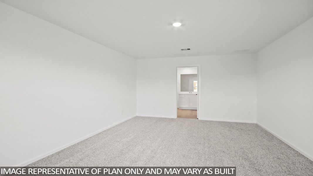 Representative unfurnished interior of a home built from the Baird by D.R. Horton in Eastern Wells, Jarrell (Image 13).