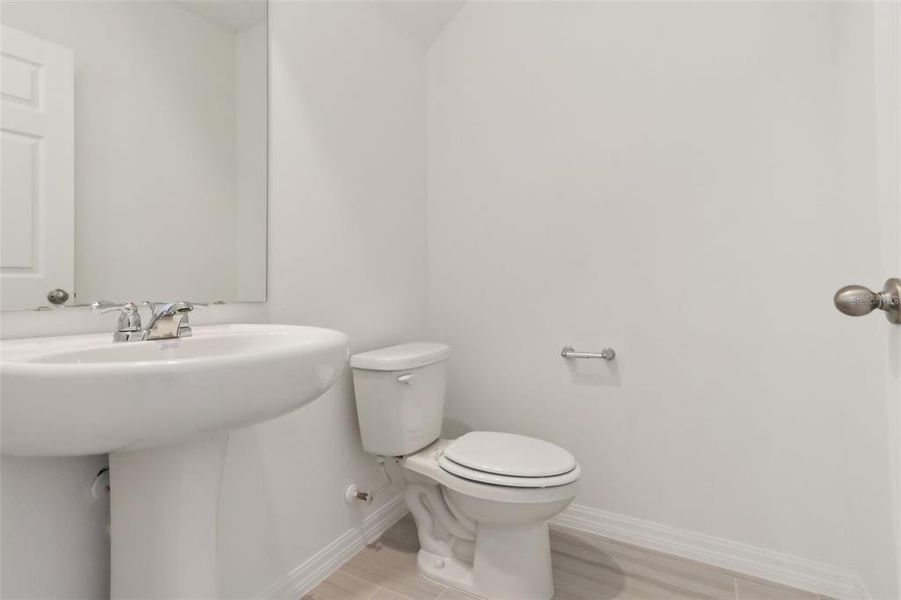 Furnished interior view inside a new home in The Meadow at Crossprairie Townes, St. Cloud (Image 15).
