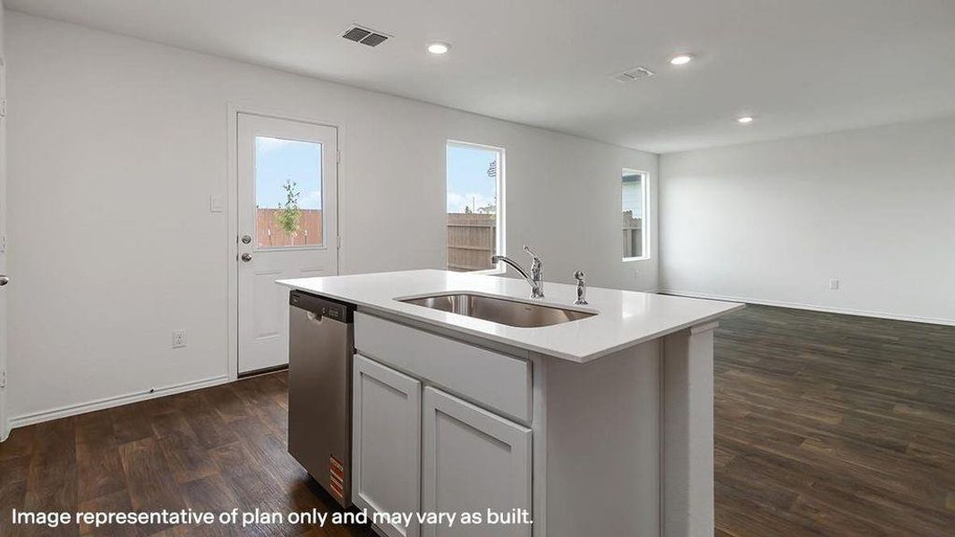 Furnished interior view inside a new home in Legacy Village, Houston (Image 4).