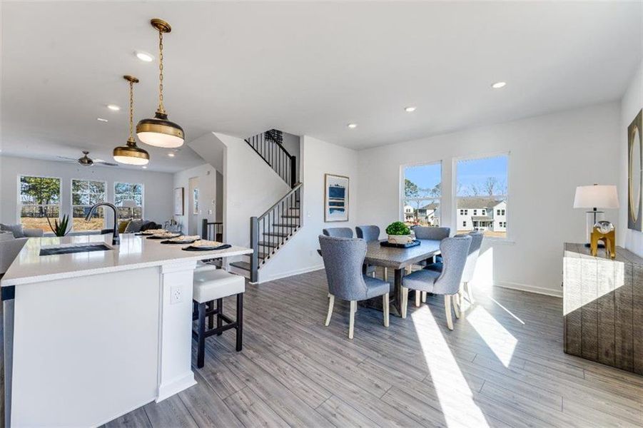 Furnished interior view inside a new home in Chandler Run, Tucker (Image 7).