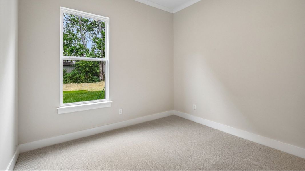 Bedroom with carpet and window Bedroom with carpet and window