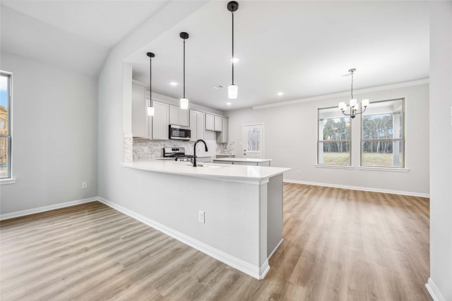 Furnished interior view inside a new home in Barton Place, Cleveland (Image 8).