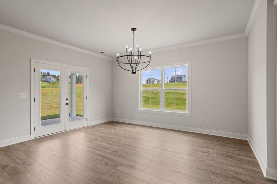 Spacious, unfurnished interior of a new home in Cherokee Knoll, Williamston (Image 15).