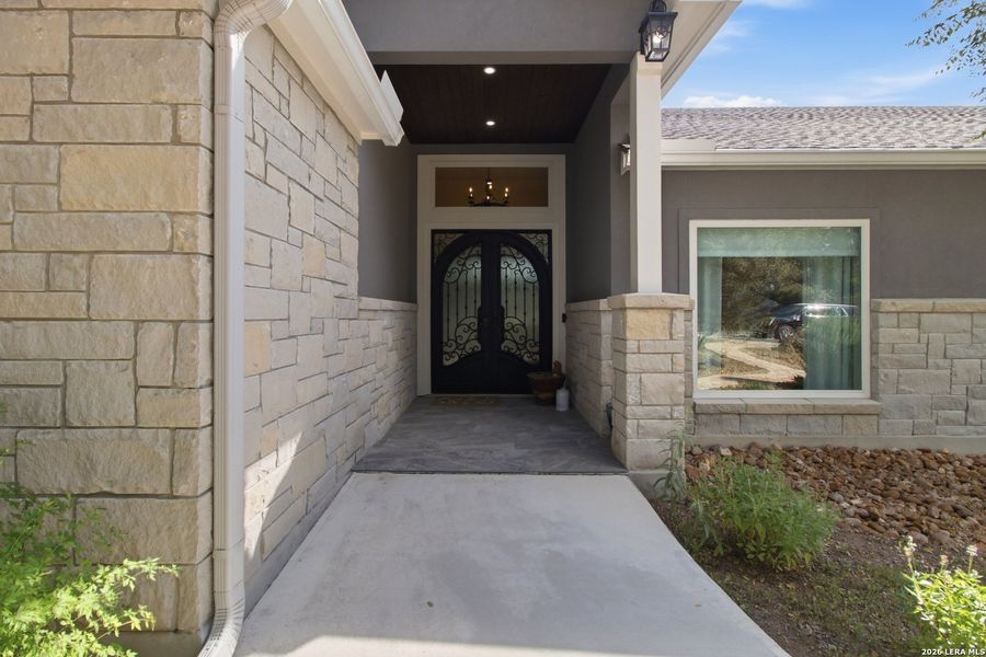 Exterior details and patio area of a home in , Bandera (Image 3). Exterior details and patio area of a home in , Bandera (Image 3).