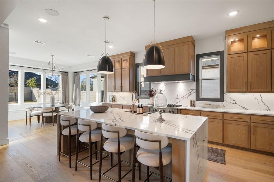 Furnished interior view inside a new home in Painted Tree 60' Series, McKinney (Image 5).