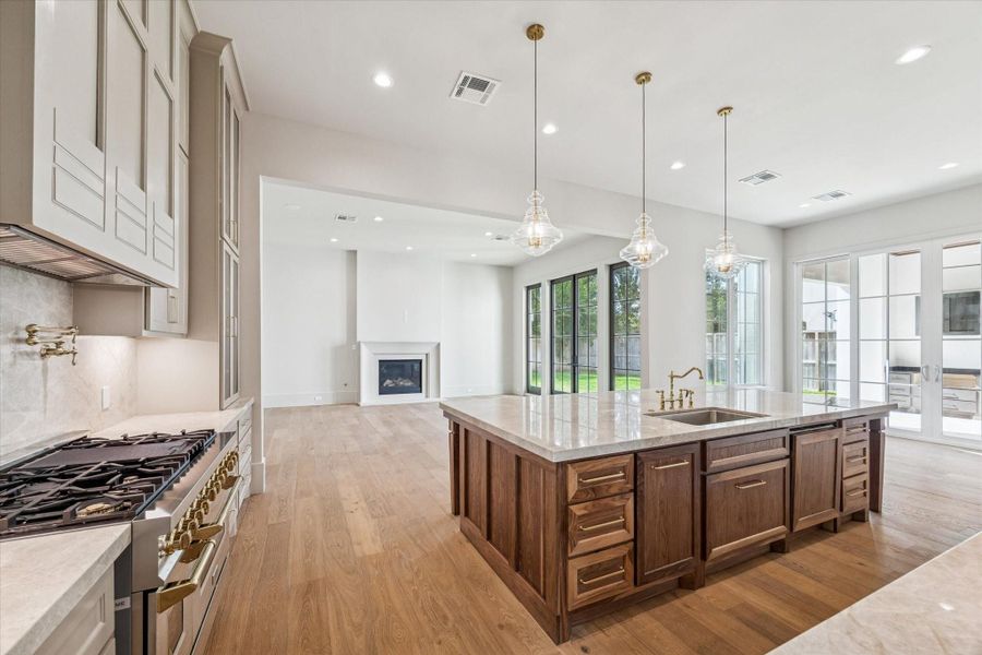 Furnished interior view inside a new home in , Houston (Image 16). Furnished interior view inside a new home in , Houston (Image 16).