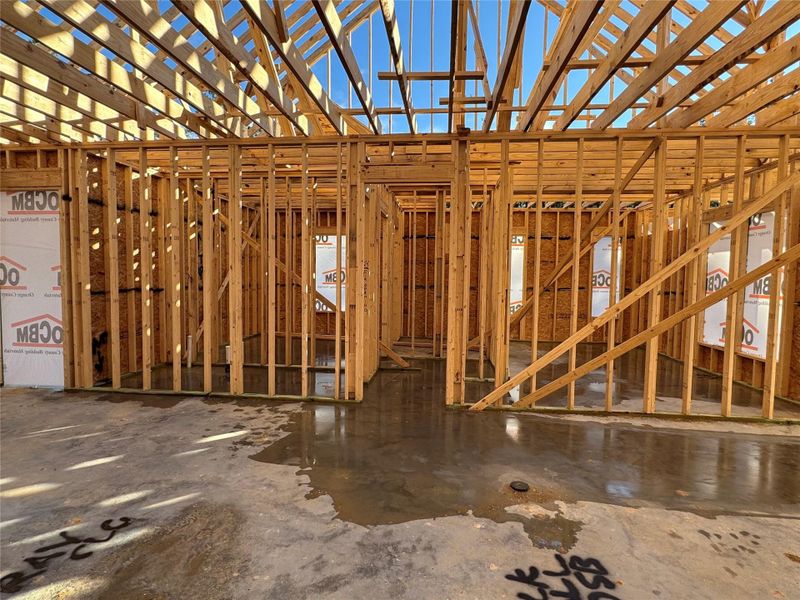 In-progress construction of a new home in , Brookeland, TX (Image 6).