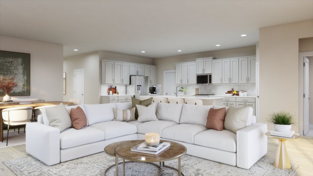 Representative furnished interior of a home built from the Acacia by Risewell Homes in Oakview, Apopka (Image 4).