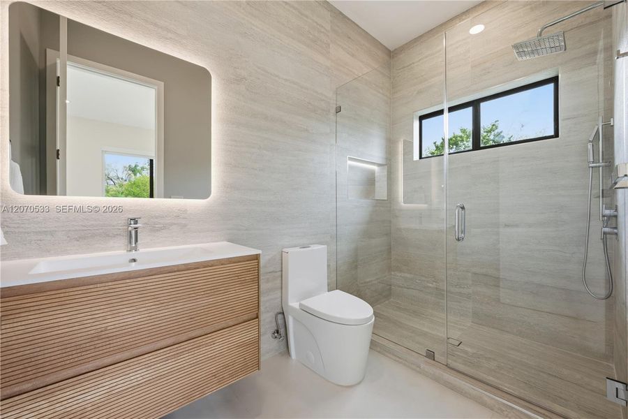 Furnished interior view inside a new home in , Miami (Image 18). Furnished interior view inside a new home in , Miami (Image 18).