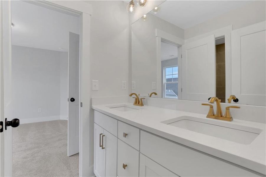 Furnished interior view inside a new home in Twin Lakes, Hoschton (Image 14).