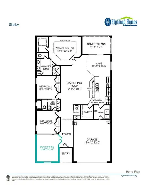 Shelby - Home Layout