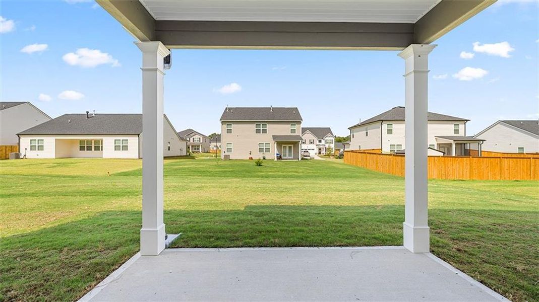 Exterior details and patio area of a home in Jackson Landing, Jefferson (Image 3).