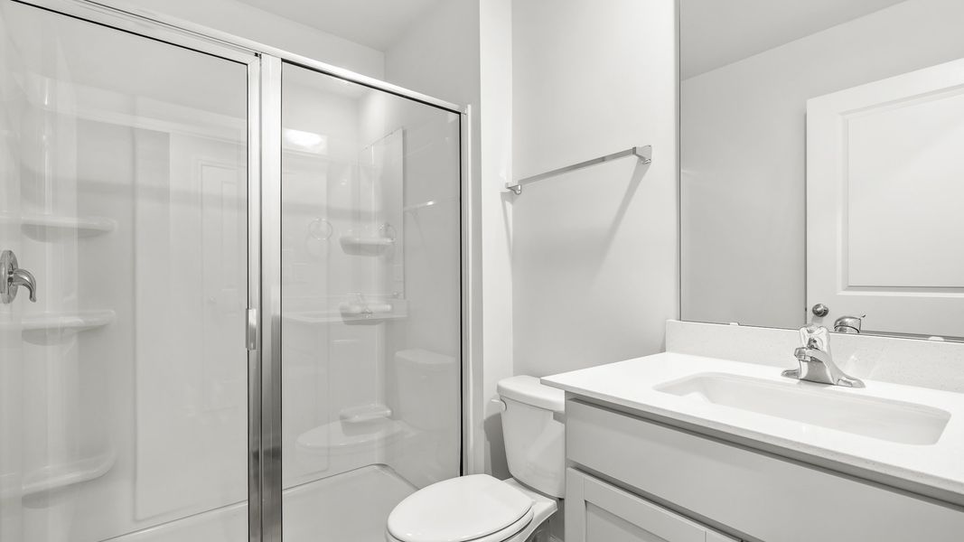 Furnished interior view inside a new home in Greystone North, Stoneville (Image 5).