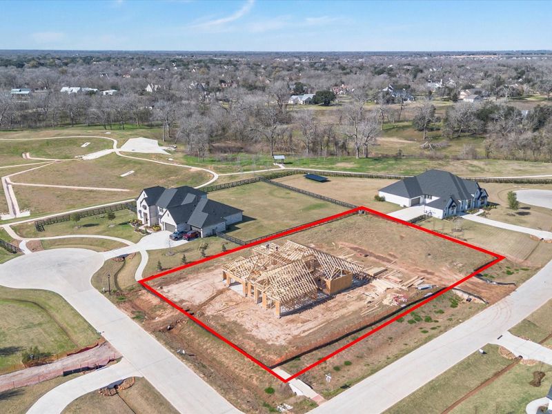 Site preparation for new homesites in The Estates at James Lane, Fulshear (Image 24).