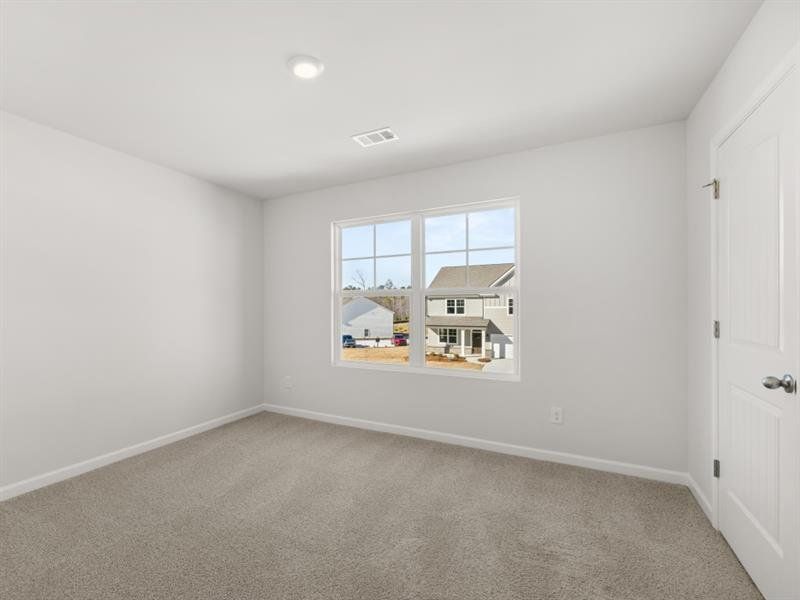 Spacious, unfurnished interior of a new home in Hamptons at Riverwood South, Dallas (Image 21).