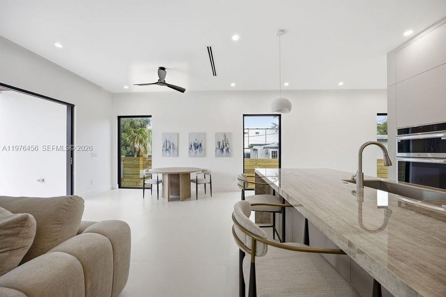 Furnished interior view inside a new home in , Fort Lauderdale (Image 11).