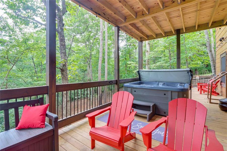 Exterior details and patio area of a home in , Ellijay (Image 34). Exterior details and patio area of a home in , Ellijay (Image 34).