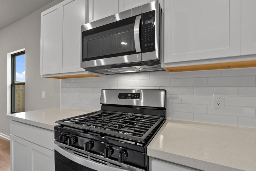 Close-up of interior finishes inside a home in Laurel Landing, Alvin (Image 12).