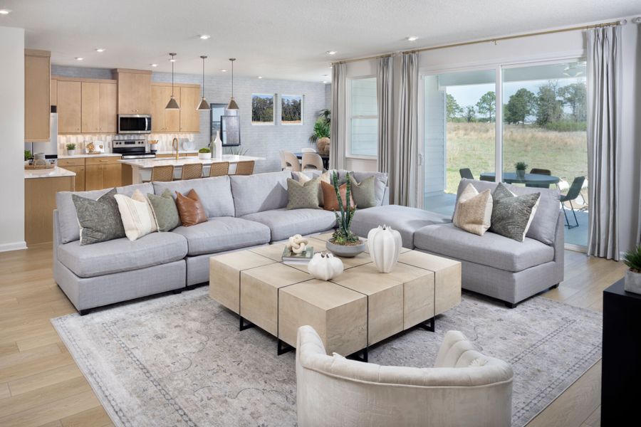 Representative furnished interior of a home built from the Saratoga by Mattamy Homes in Lakes at Bella Lago, Green Cove Springs (Image 8).