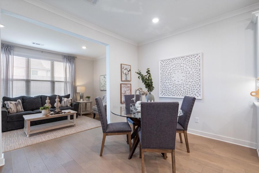 Furnished interior view inside a new home in White Oak, Arlington (Image 12).