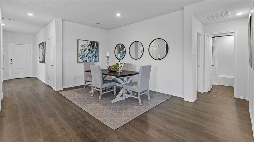 Furnished interior view inside a new home in Bel Air Village, Sherman (Image 21).