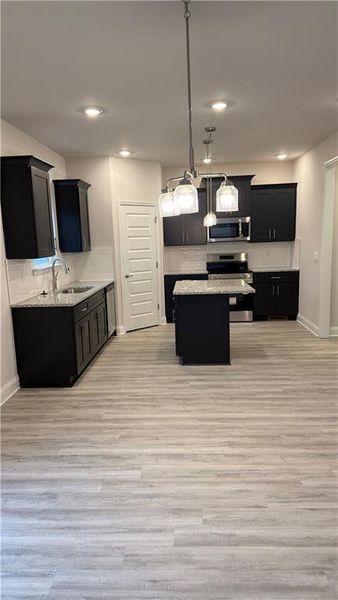 Furnished interior view inside a new home in Habersham Meadows, Demorest (Image 4).