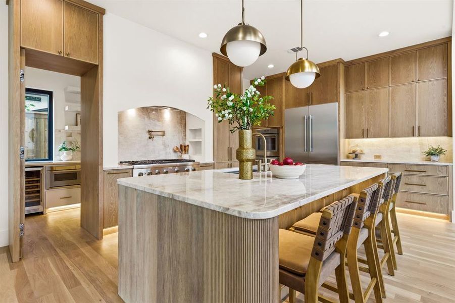 Furnished interior view inside a new home in , Dallas (Image 7).