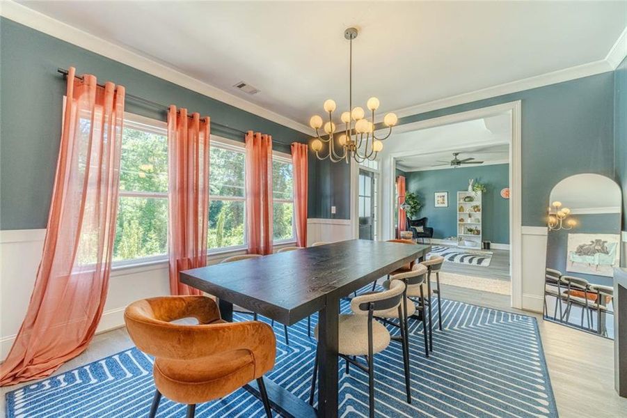 Furnished interior view inside a new home in , Snellville (Image 14).