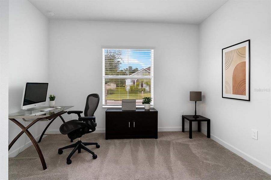 Furnished interior view inside a new home in Providence: Garden Hills Estate Collection, Davenport (Image 4).