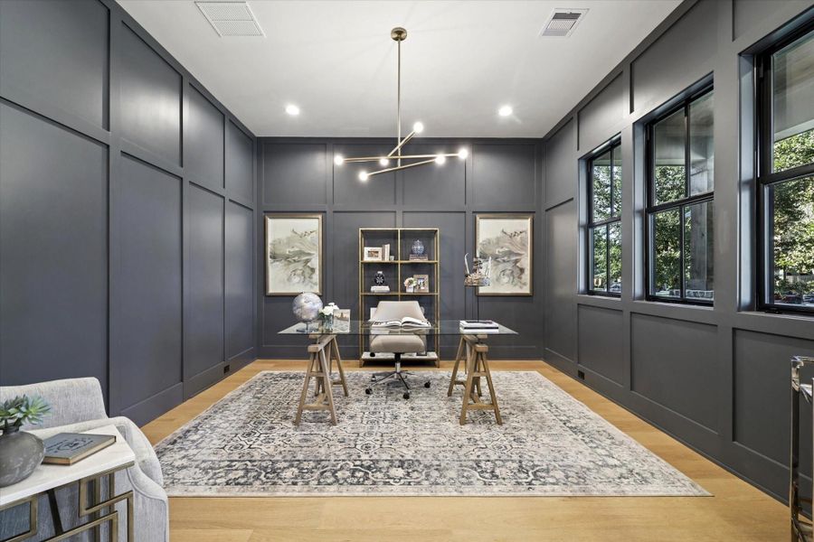 Furnished interior view inside a new home in , Houston (Image 3).