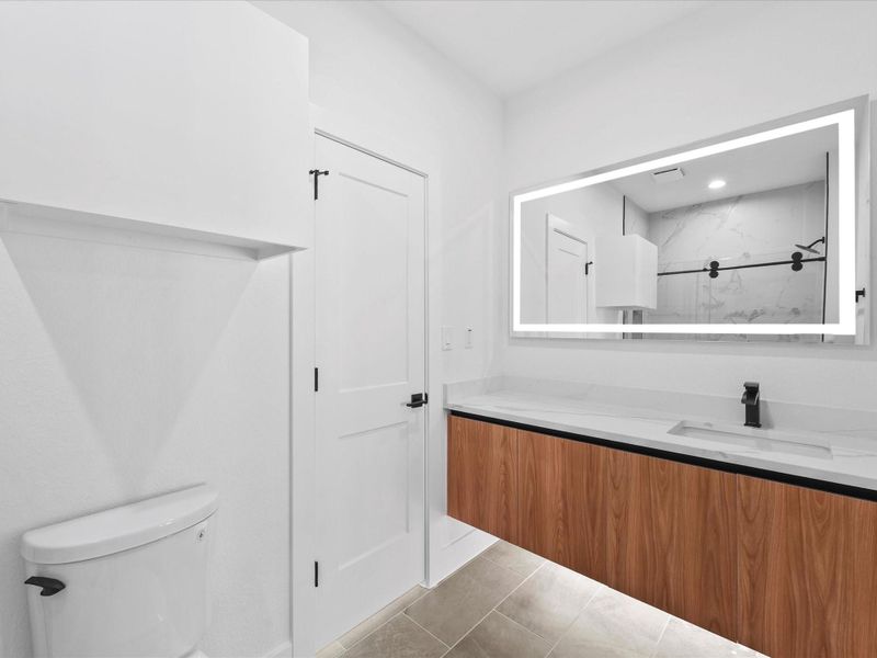 Furnished interior view inside a new home in , Houston (Image 19).