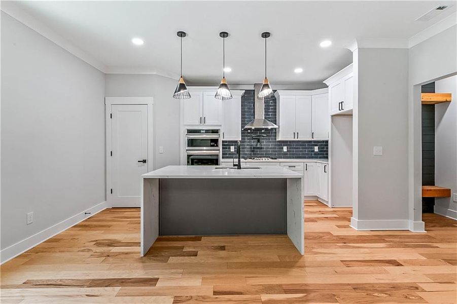 Furnished interior view inside a new home in , Hampton (Image 9).