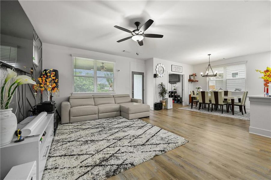Furnished interior view inside a new home in , Buford (Image 30). Furnished interior view inside a new home in , Buford (Image 30).