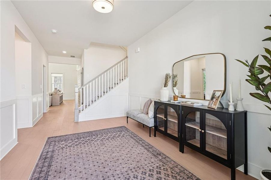Furnished interior view inside a new home in Fireside Farms, Dawsonville (Image 9).