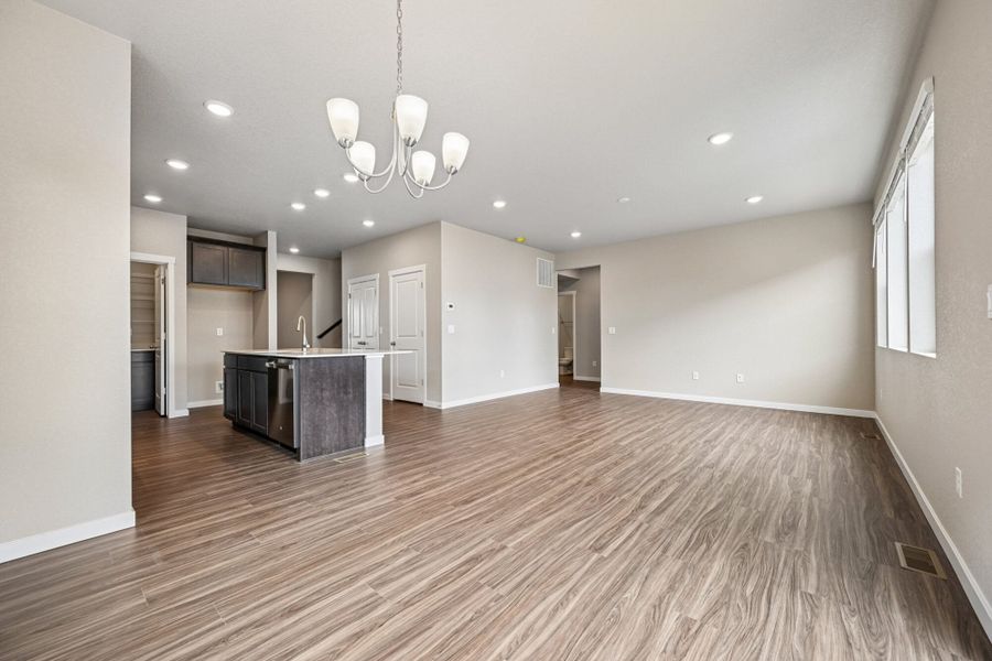 Spacious, unfurnished interior of a new home in Ridge at Lorson Ranch, Colorado Springs (Image 30). Spacious, unfurnished interior of a new home in Ridge at Lorson Ranch, Colorado Springs (Image 30).
