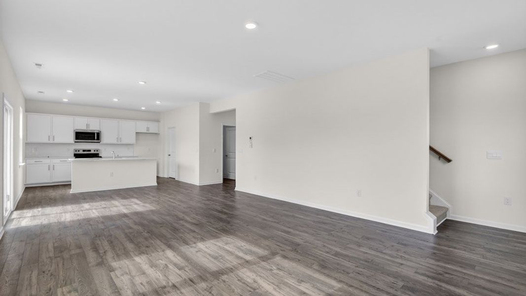 Spacious, unfurnished interior of a new home in The Reserve at Prestleigh, Wake Forest (Image 9). Spacious, unfurnished interior of a new home in The Reserve at Prestleigh, Wake Forest (Image 9).
