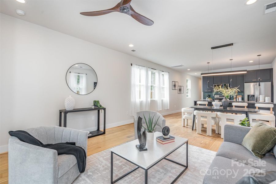 Furnished interior view inside a new home in , Charlotte (Image 3).
