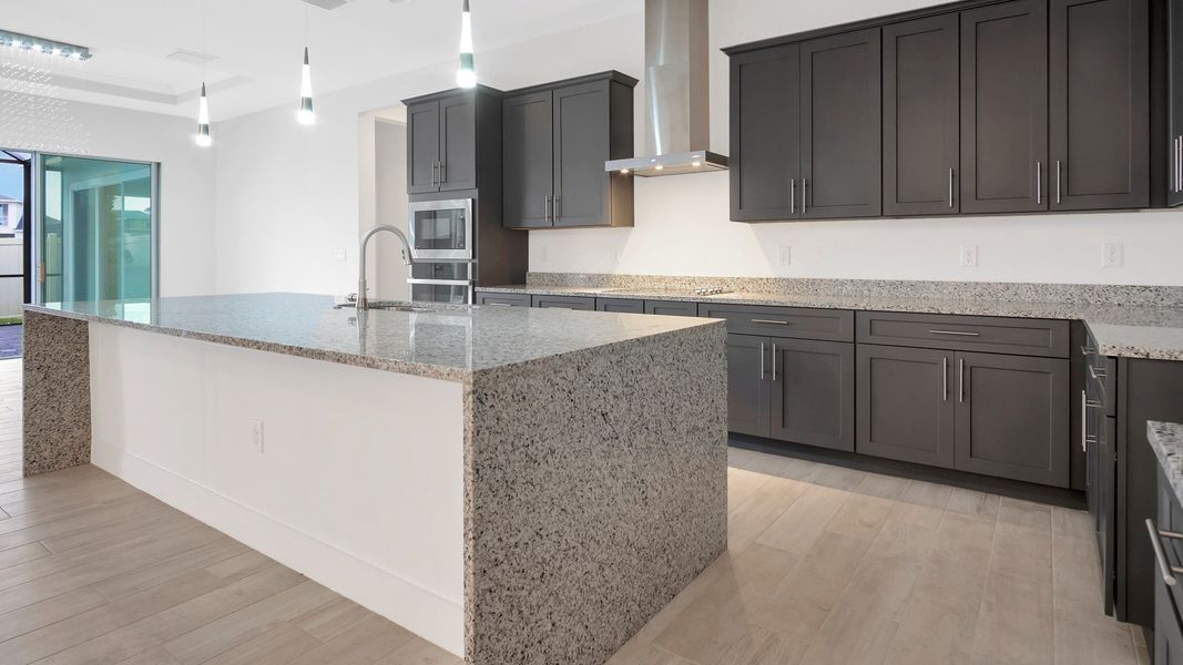 Representative furnished interior of a home built from the Courtyard by DRB Homes in River Preserve Estates, Parrish (Image 8).